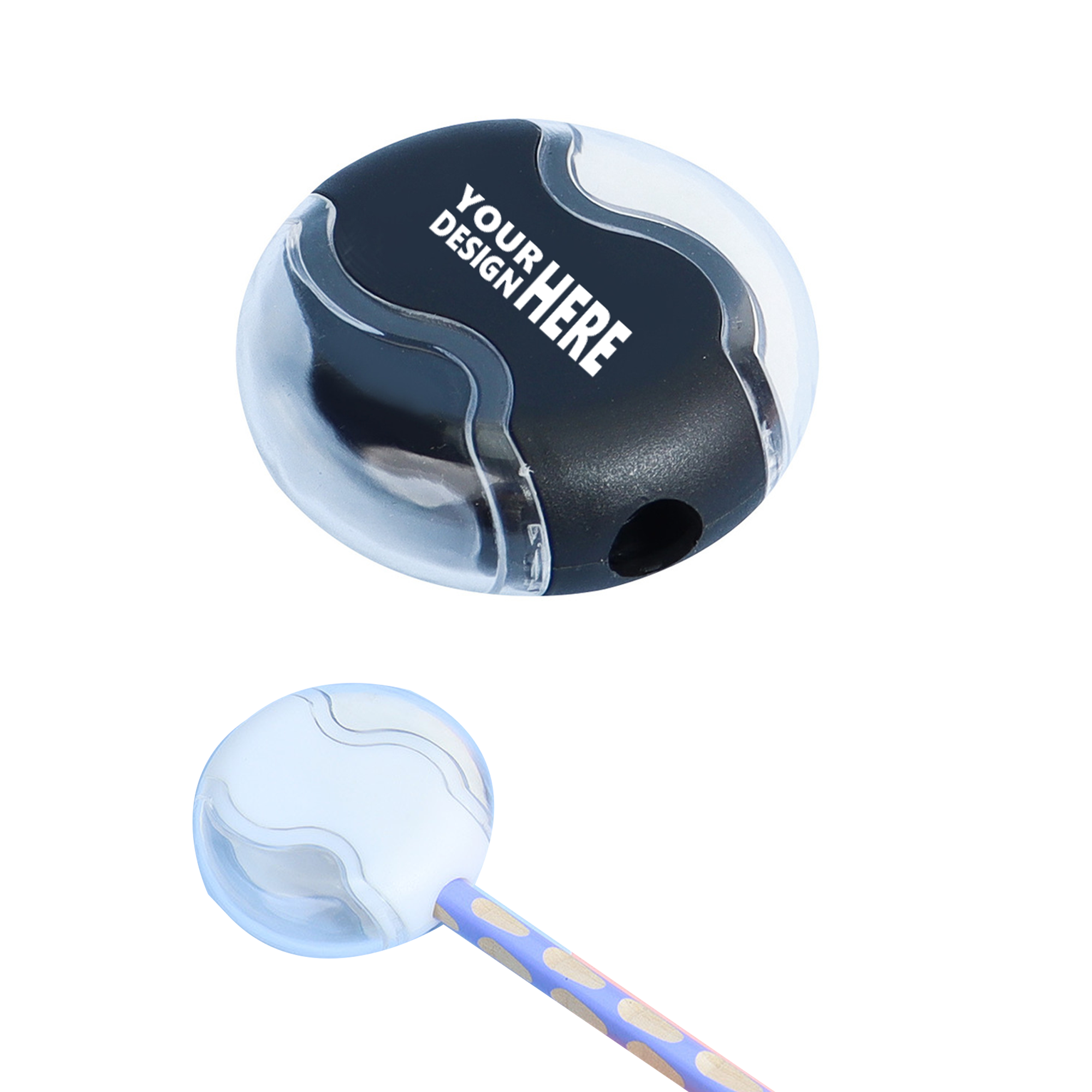 2"D Achiever Pencil Sharpener And Eraser 2