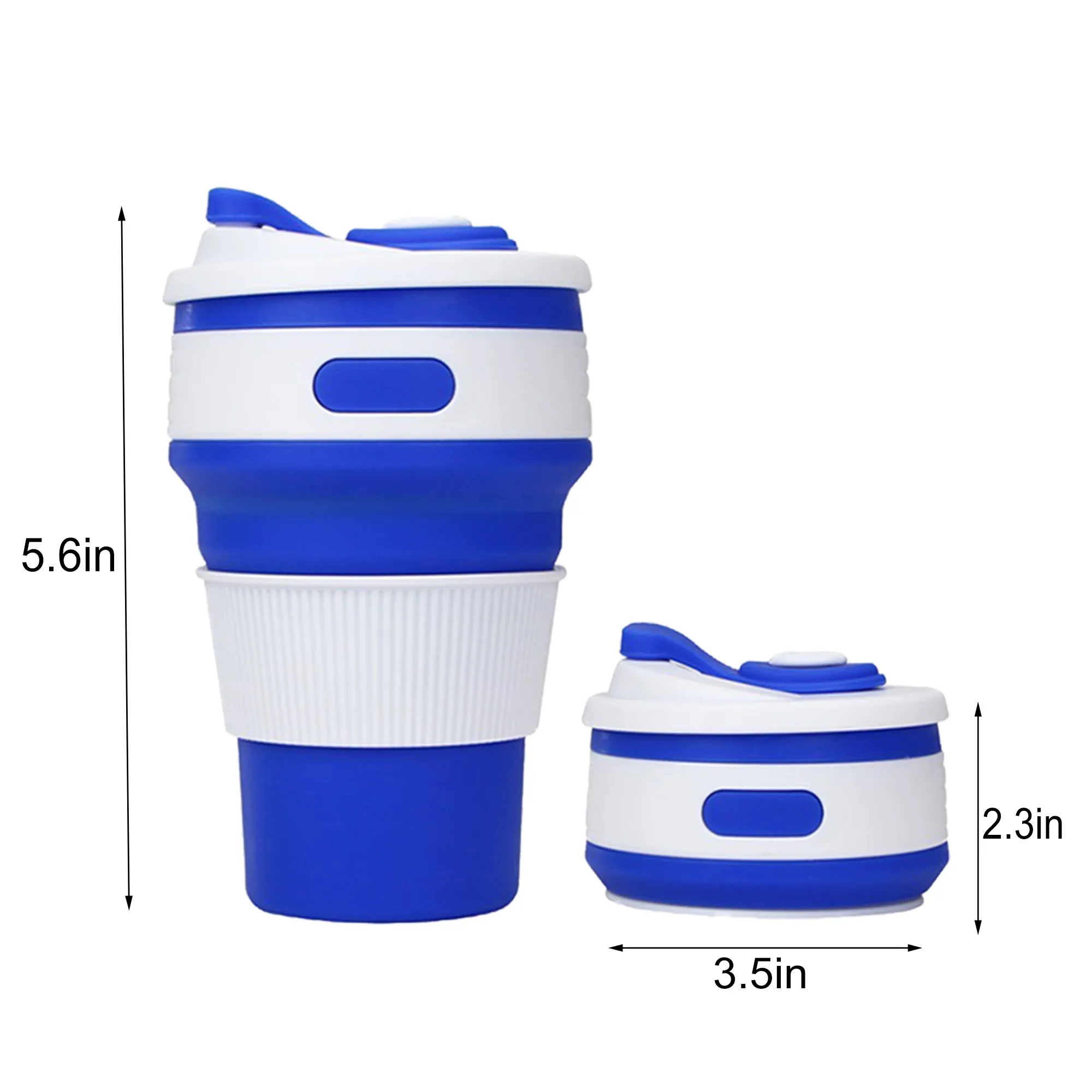 Collapsible Silicone Travel Cup Foldable 3