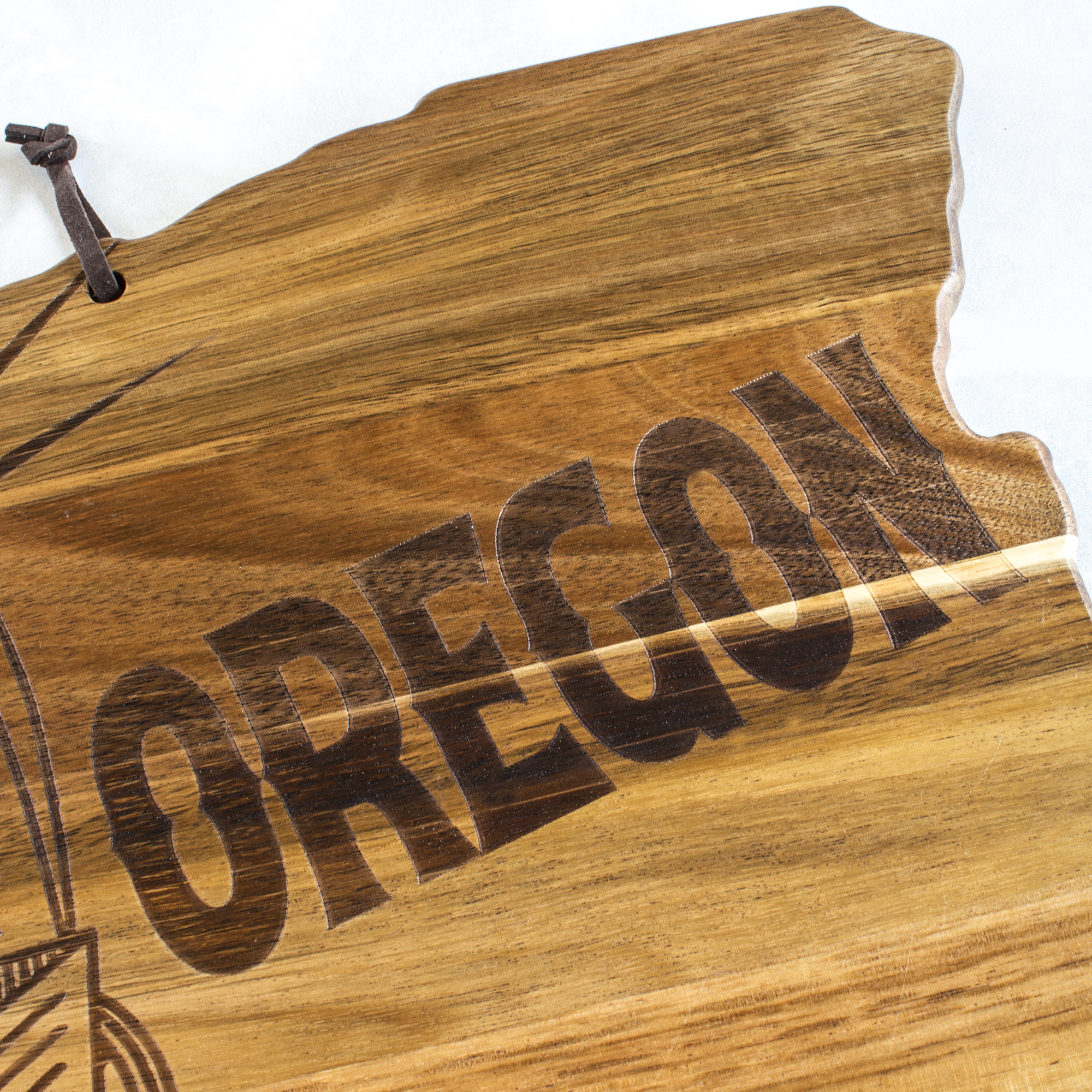 Rock & Branch® Origins Series Oregon State Shaped Cutting and Serving Board 7