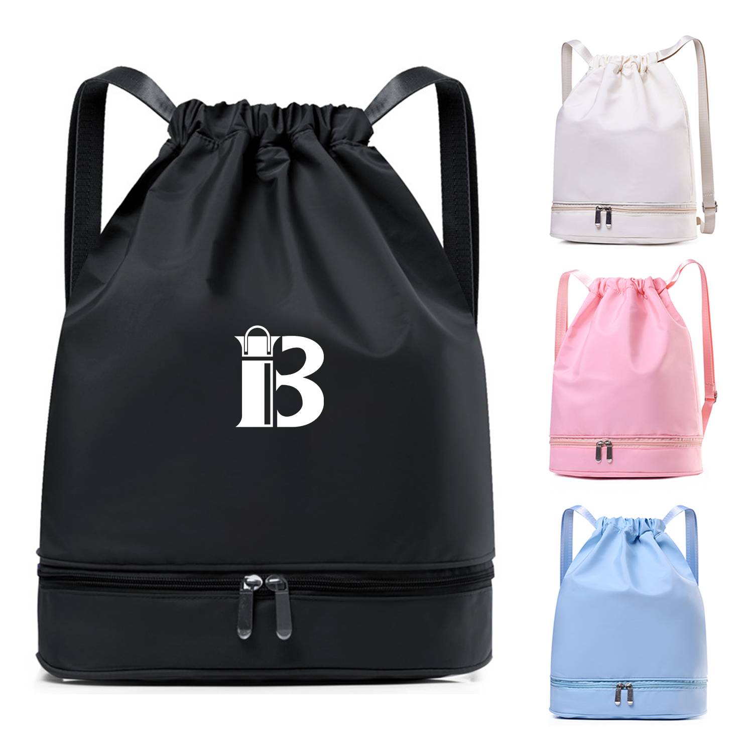 Outdoor Foldable Travel Camping Drawstring Backpack 2