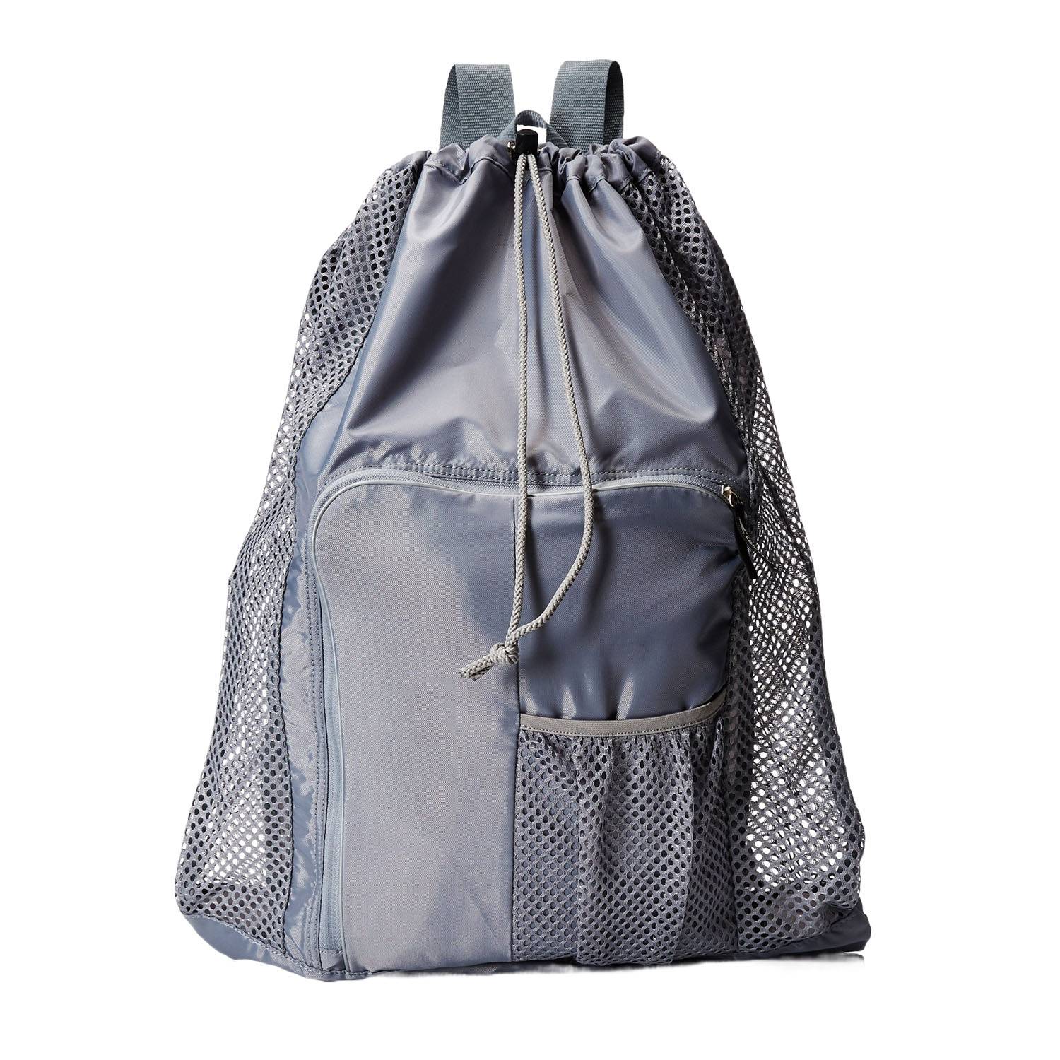 Breathable Mesh Polyester Drawstring Backpack for Sports 5