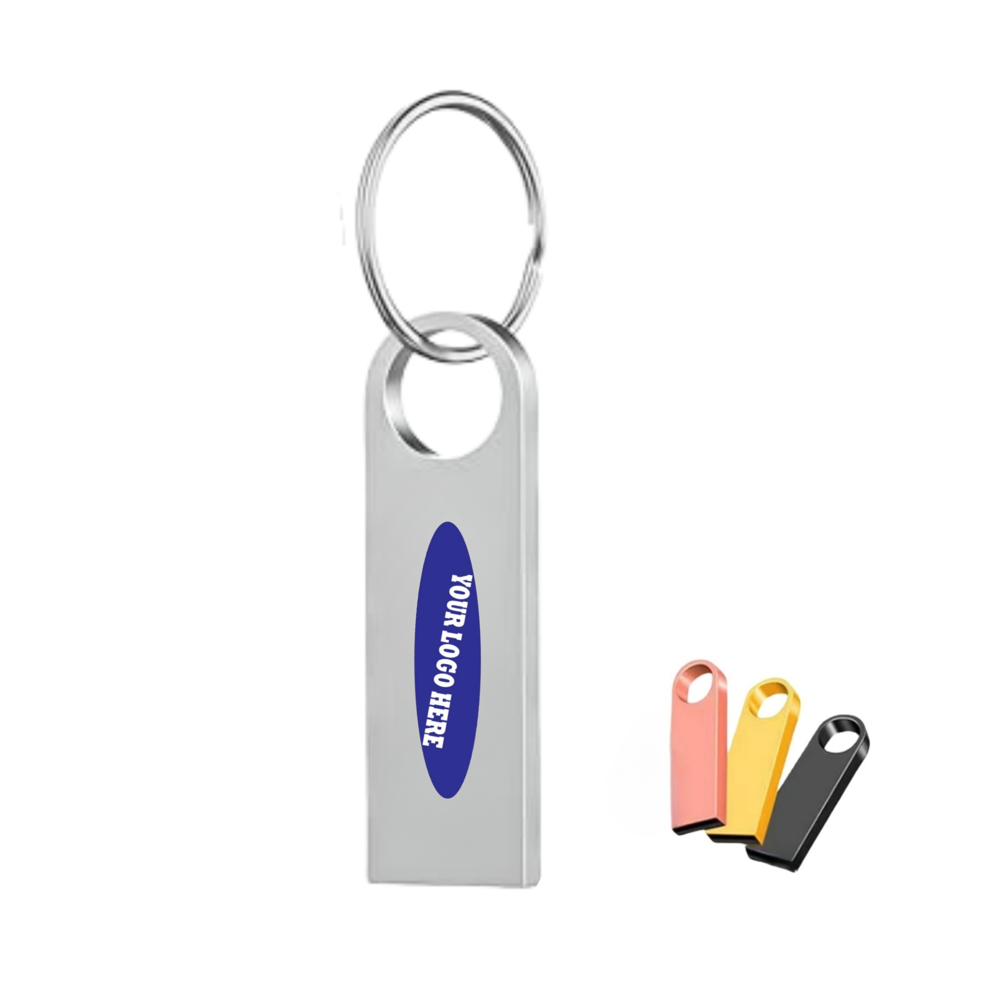 4GB Portable Flash Drives With Keychains 3