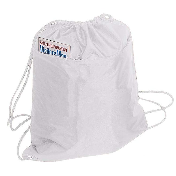 Drawstring Tote Bags - White 2