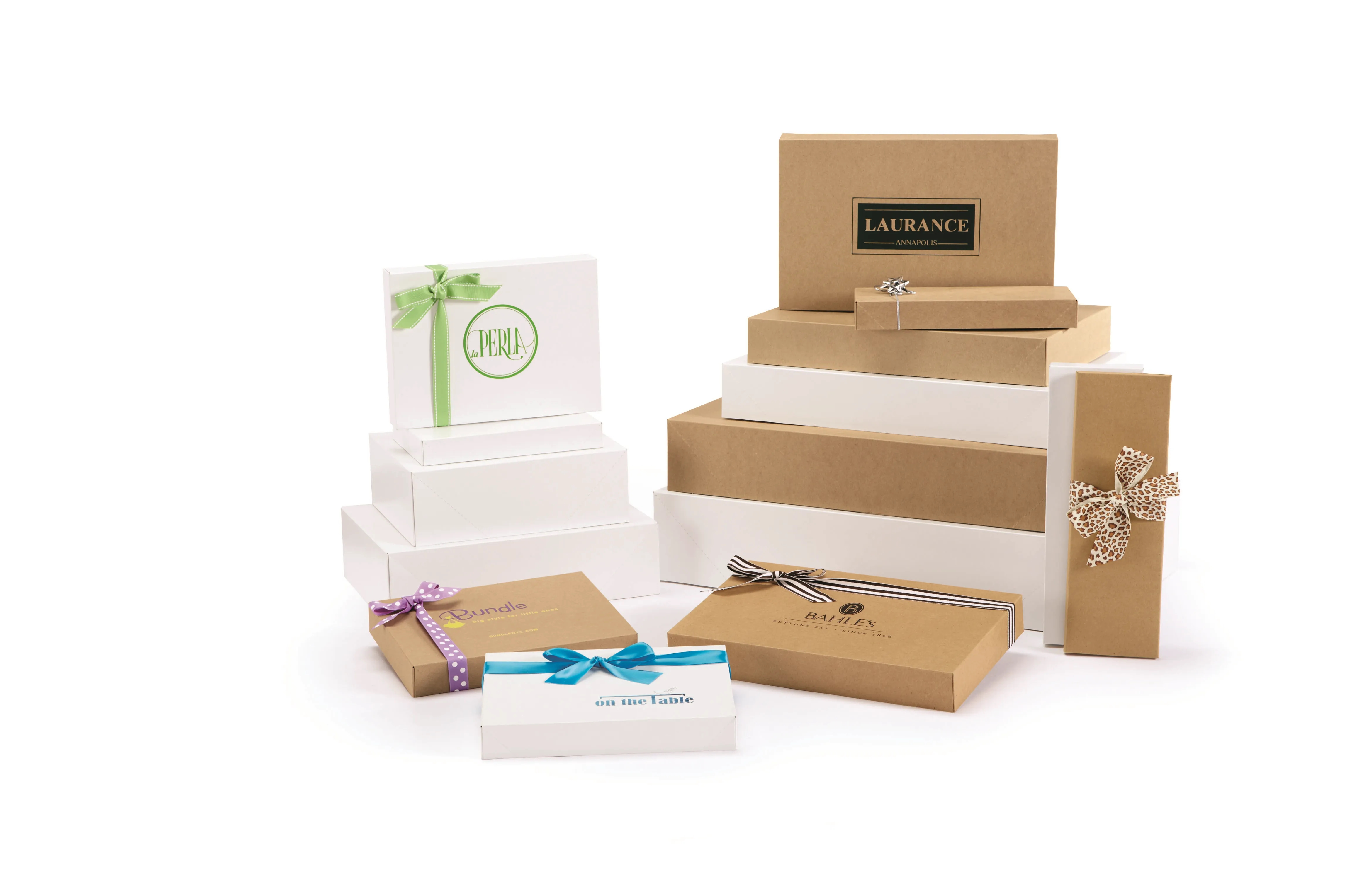 White Gloss Pop-Up Apparel Boxes 1