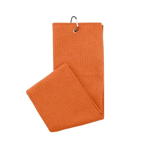 15.75"x15.75" Golf Waffle Towel - Premium Quality 1