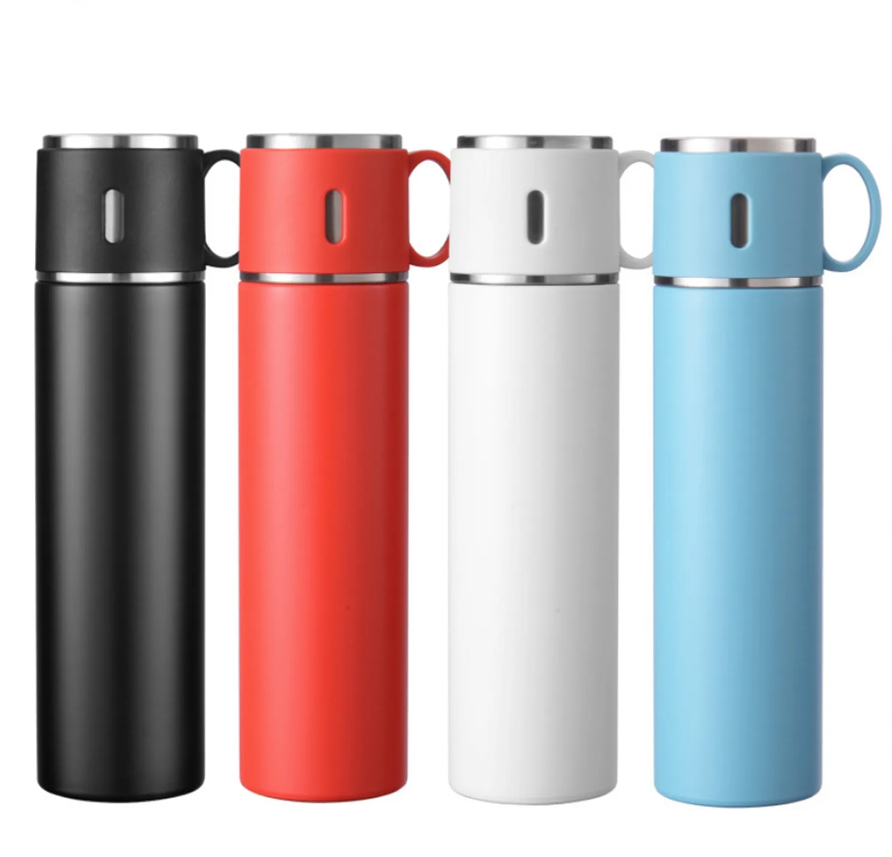 316 Stainless Steel Wide Mouth Water Bottle with Cup, custom water bottle with logo imprint 5