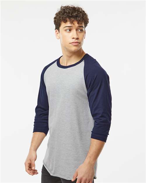 Unisex Fine Jersey Raglan T-Shirt - 245 14