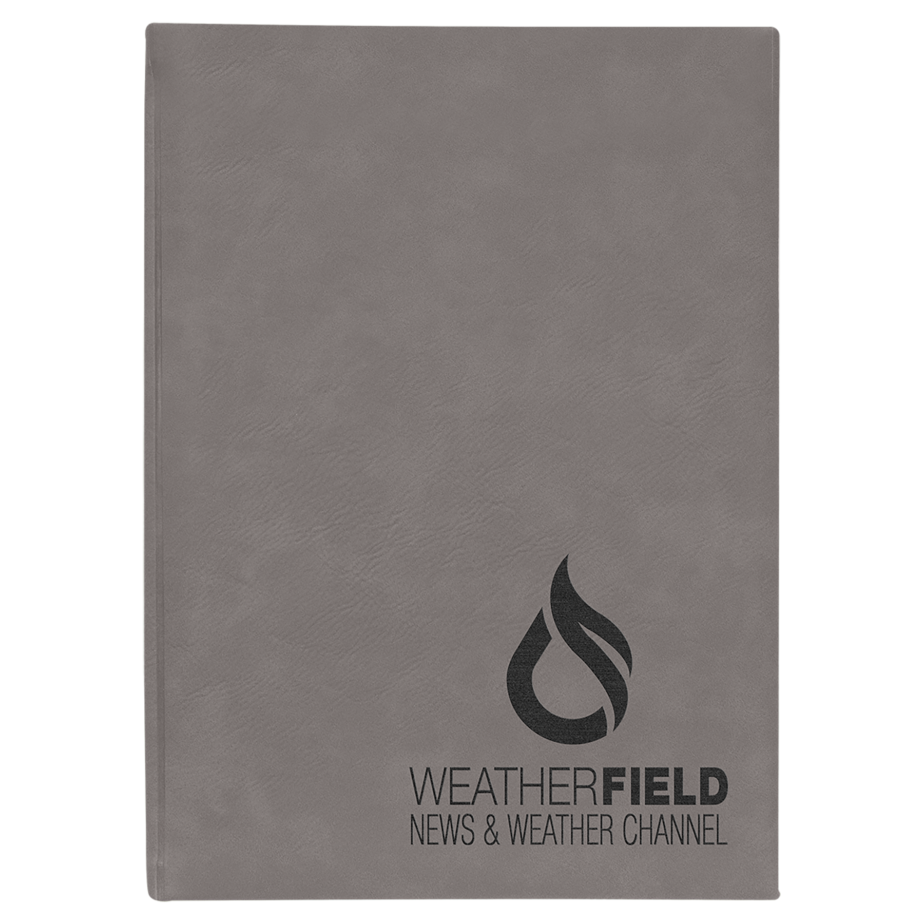 Laser Engraved Leatherette Unlined Journal (7"x 9.75") 10