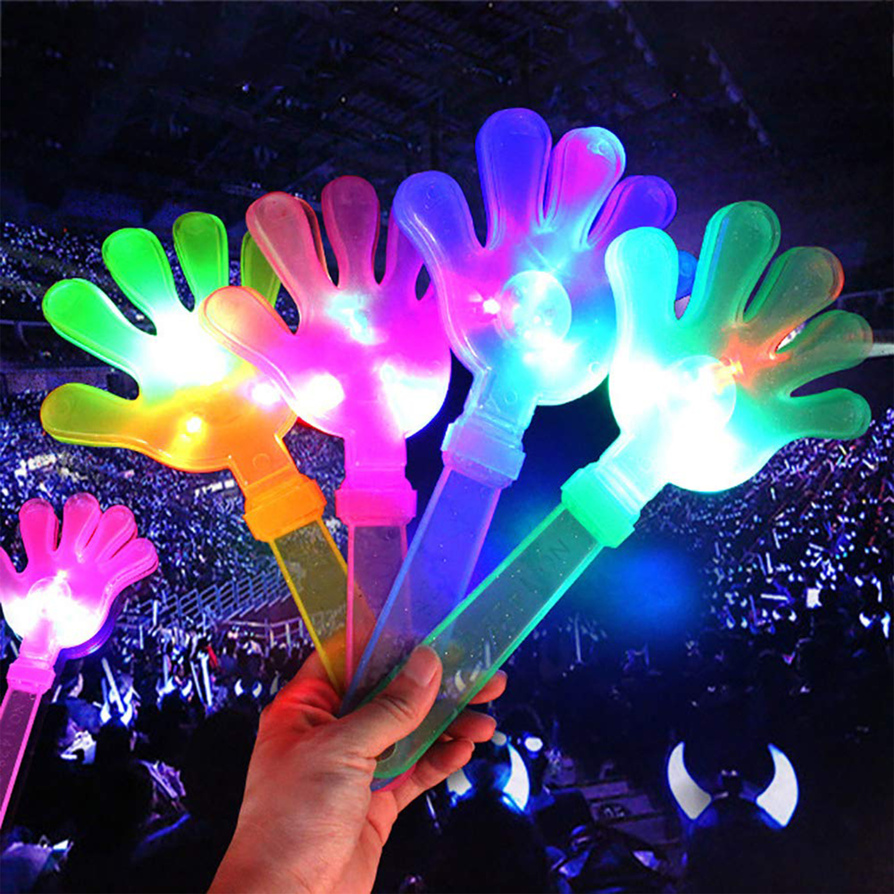 Portable Palm Shape Plastic Luminous Pat Light 3