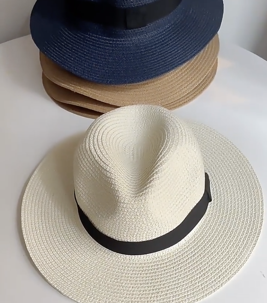 Sun Straw Fedora Beach Hat 8