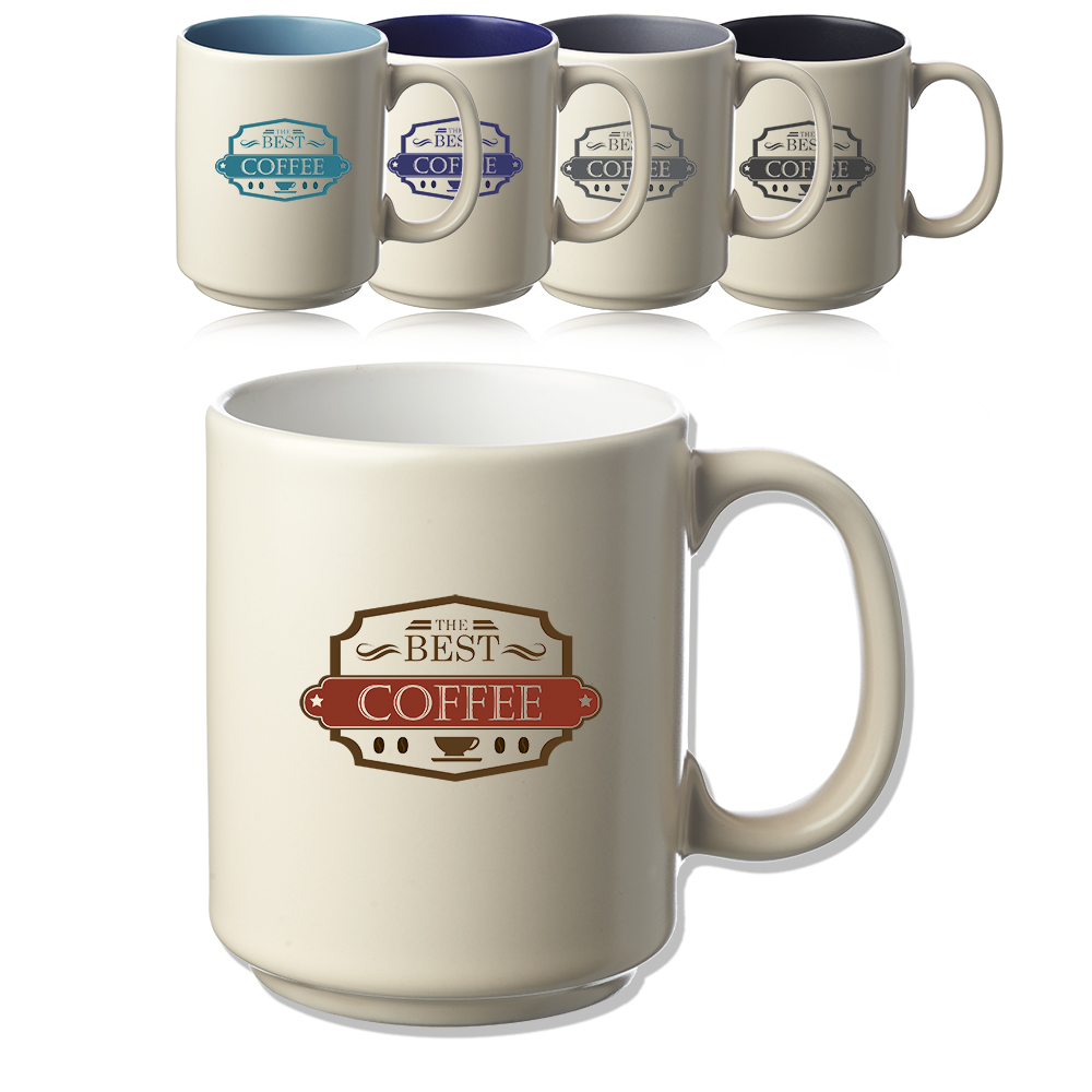 13oz. Matte Two Tone Coffee Mug 3