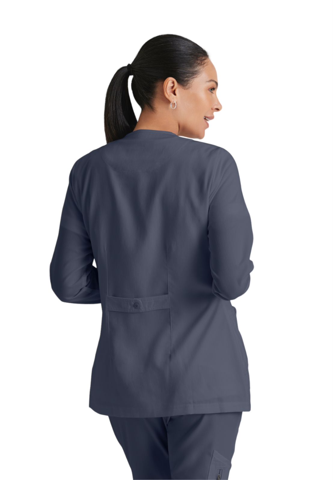 Grey's Anatomy - Classic - Women's Four-Pocket Snap Front Jamie Warm Up Scrub Jacket 20