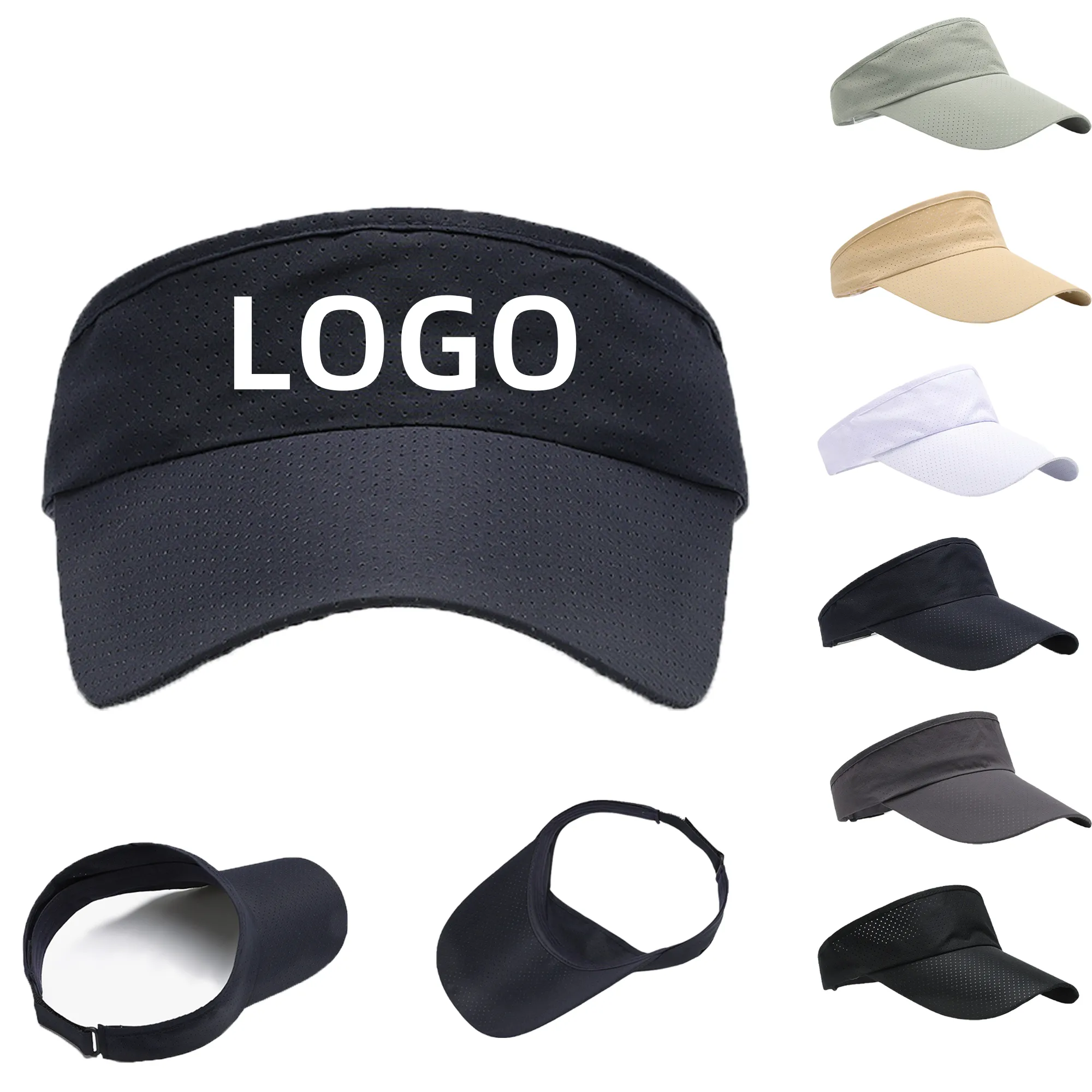 Lightweight Stretchy Sports Visor for Running Tennis Golf 5