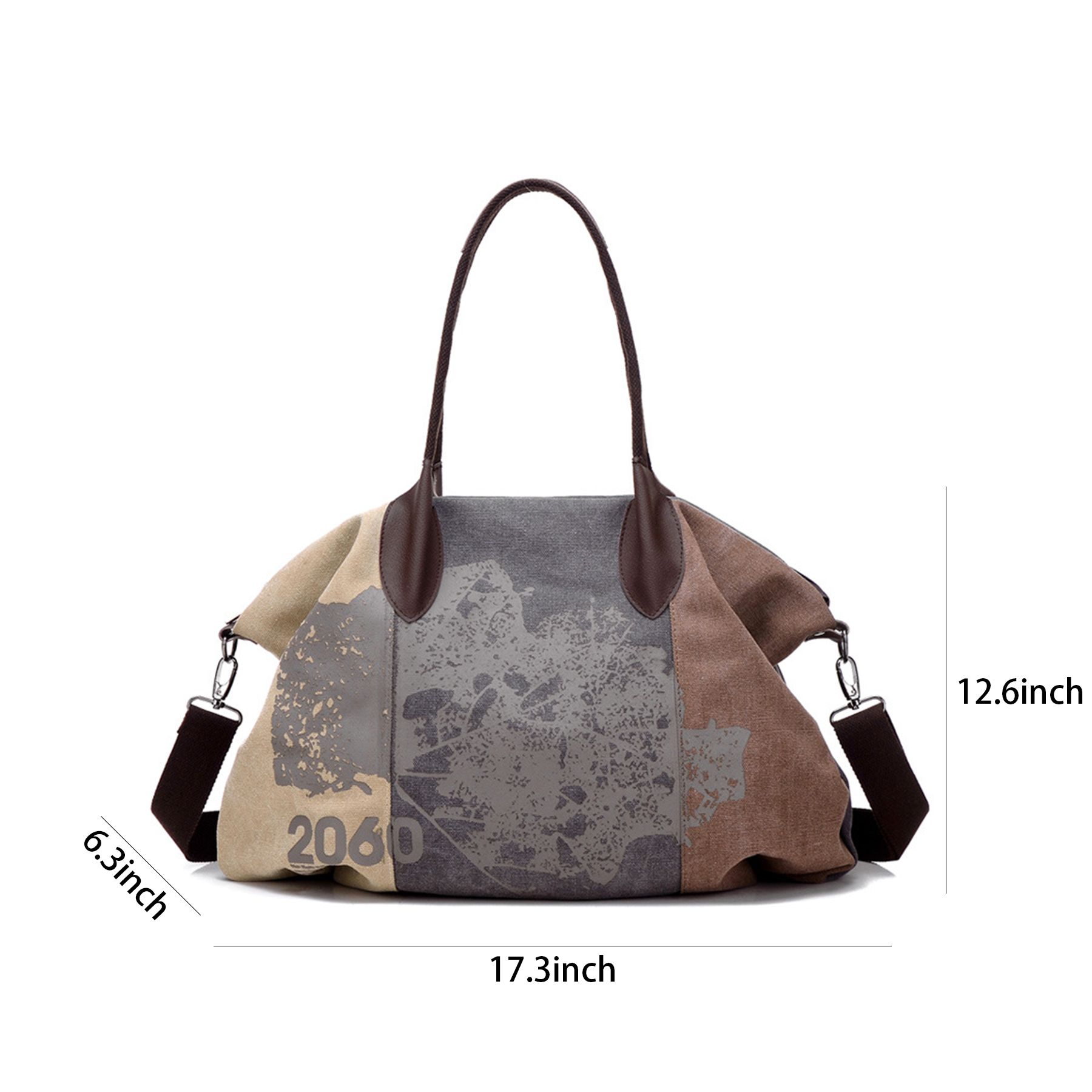 Canvas Daily Purse Shoulder Handbag Tote Shopper Bag Women 1
