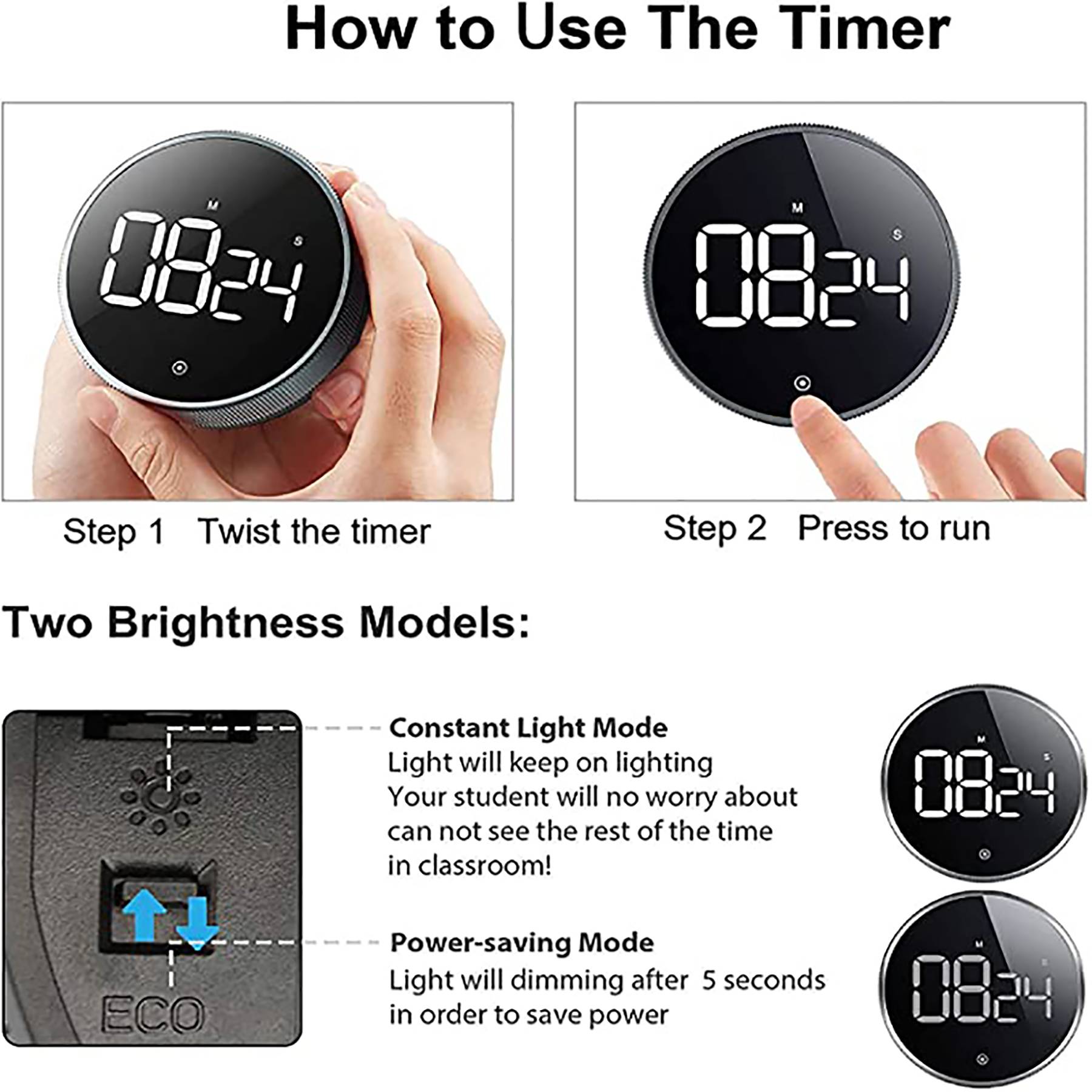Digital Count Down Timer 7