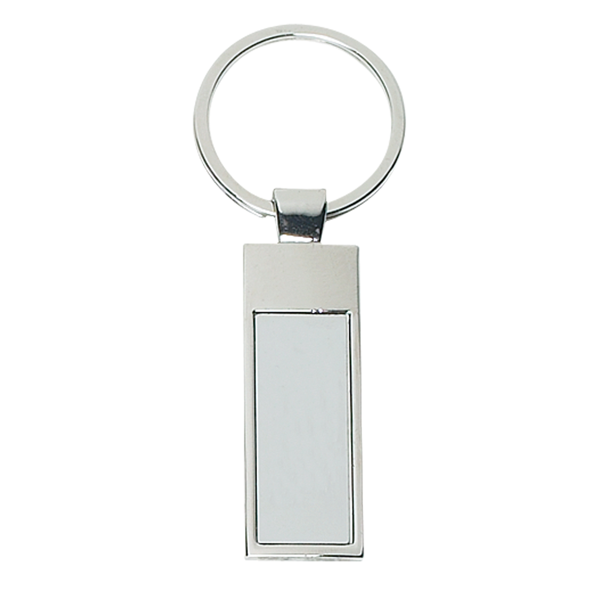 Rectangle Metal Key Tag 3