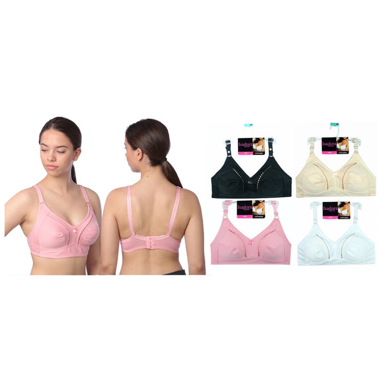 Women's Full Figure Bras - Assorted Color 34B-38C Minimizer Wireless 2