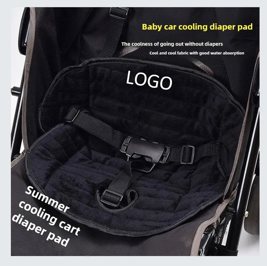 Premium Black & White Seat Protector for Strollers, Bouncers & Travel Gear 7
