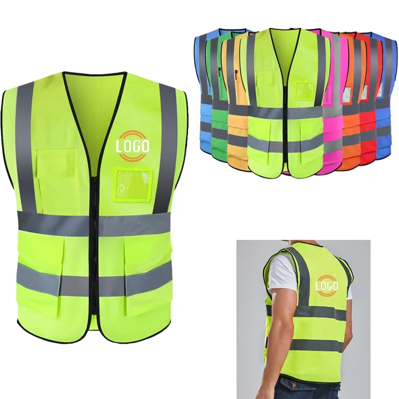 Reflective work Construction Safety Vest 2