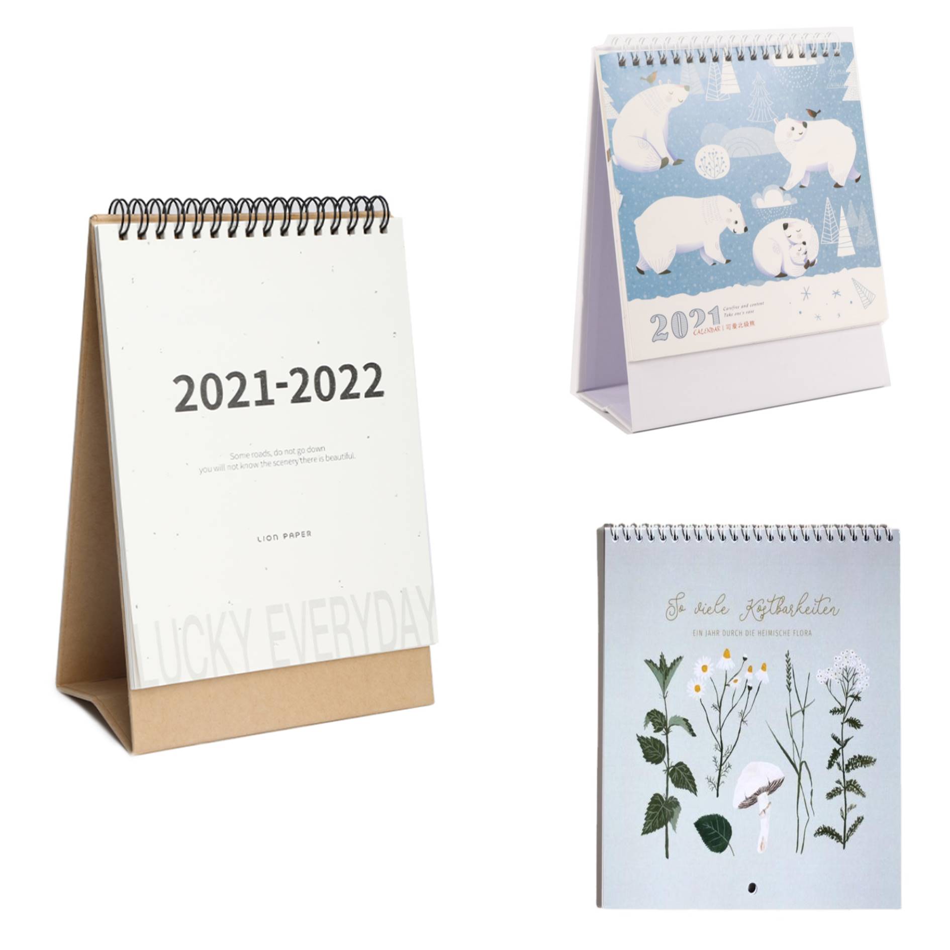 Vertical Monthly Advent Table Desk Calendar 1
