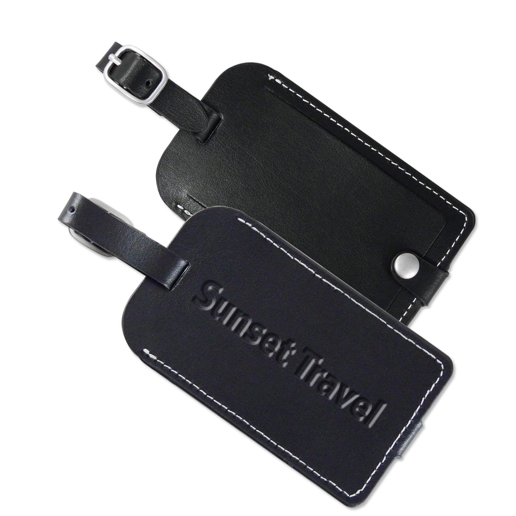 Vintage Leather Luggage Tag 6