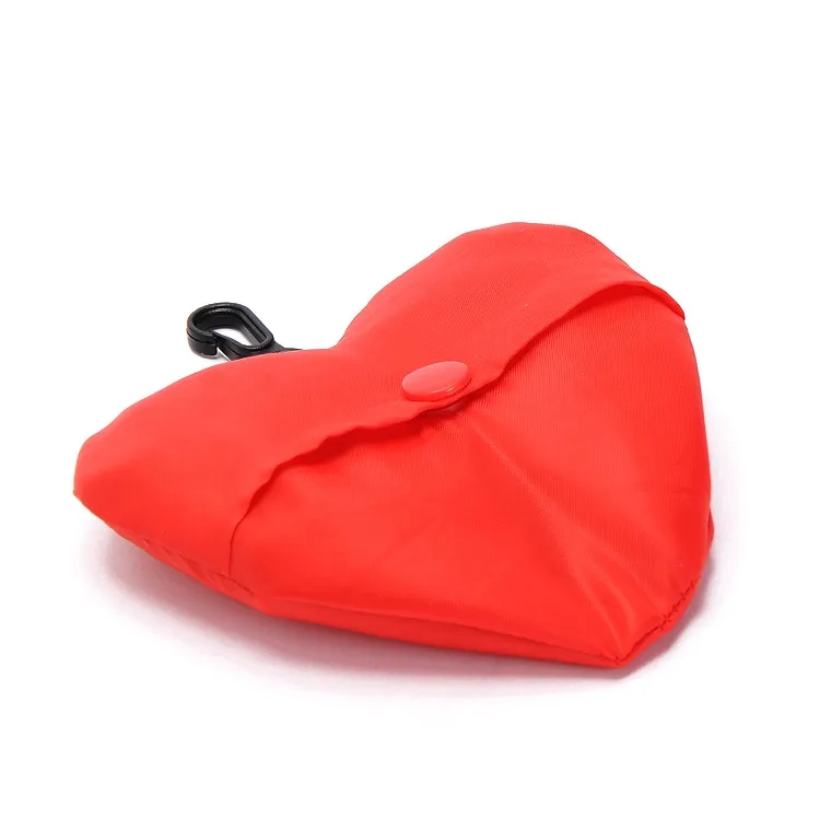 Rpet Heart Shaped Foldable tote 3