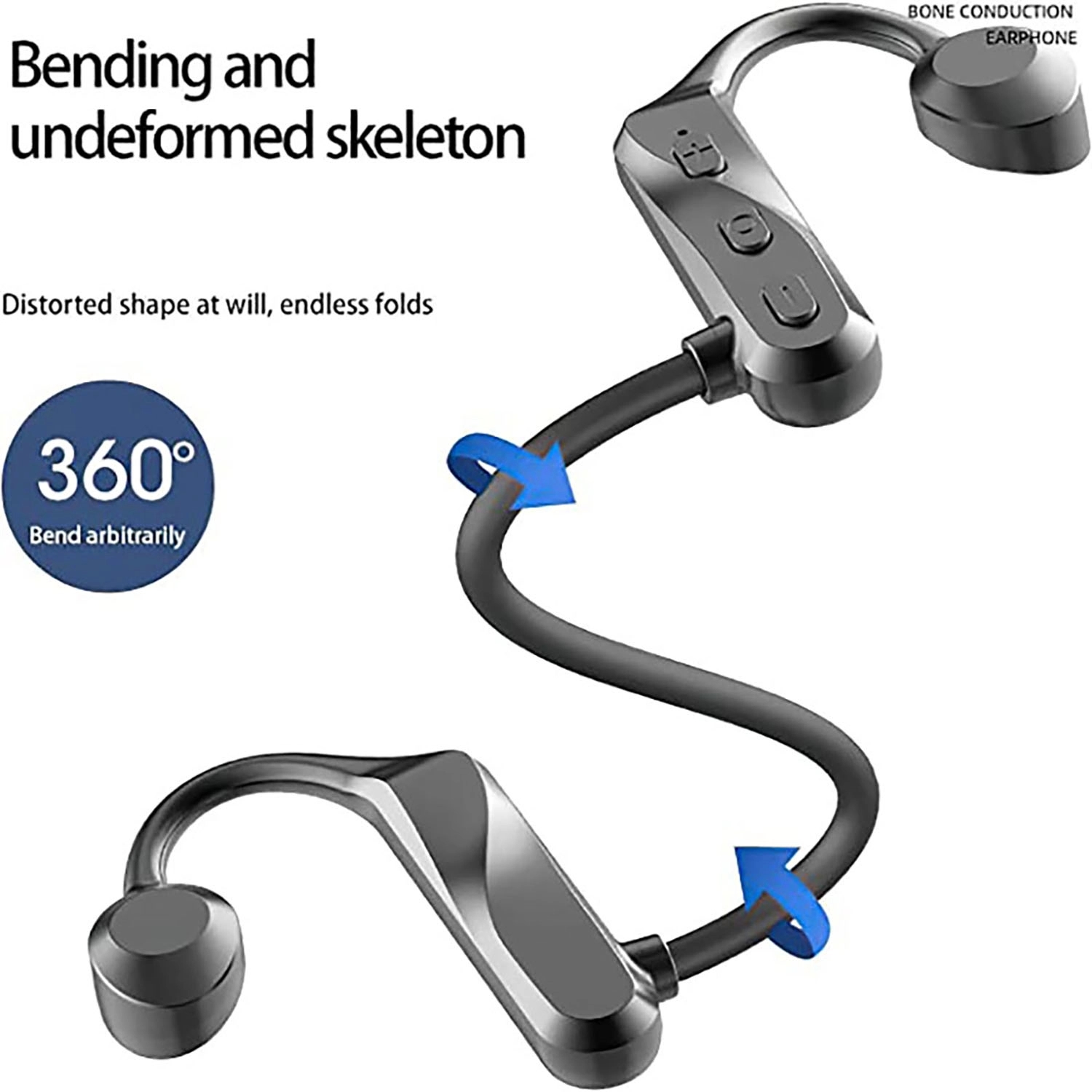 Bone Conduction Open-Ear Sports Neck Headphones 4