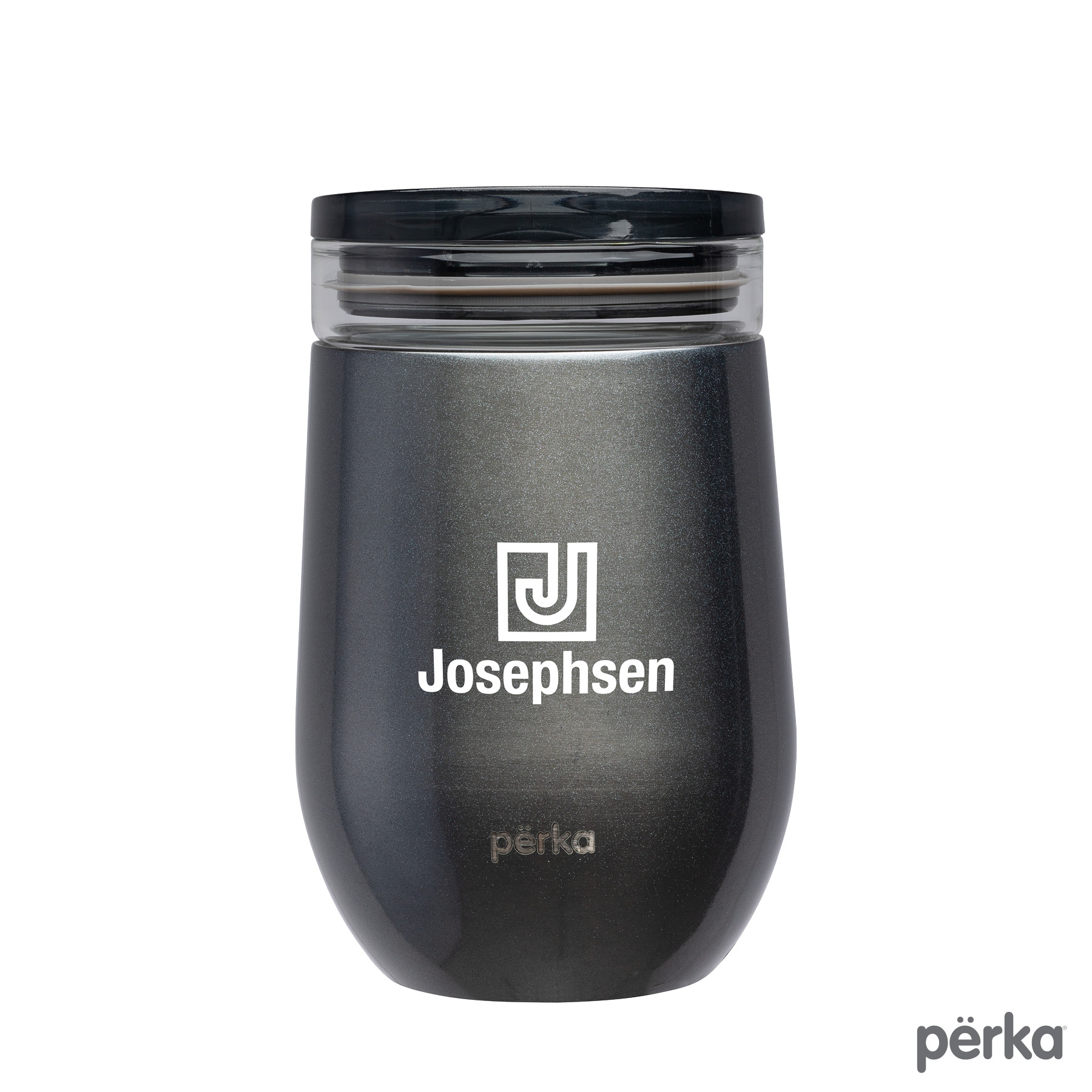 Perka® Taylor 12 oz. Double Wall, Stainless Steel Wine Mug 5