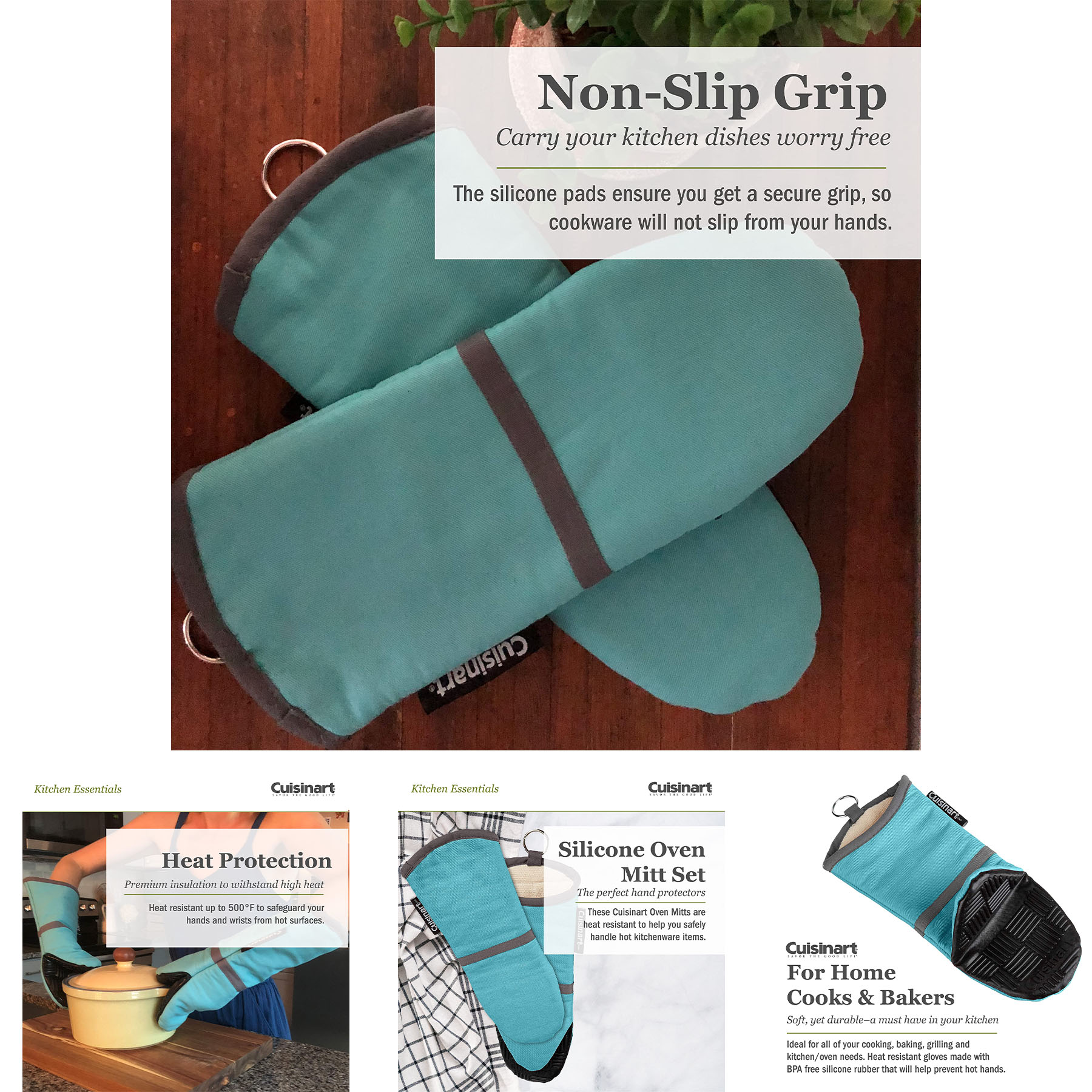 Silicone Oven Mitts
