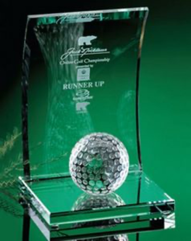 7" Arched Golf Award