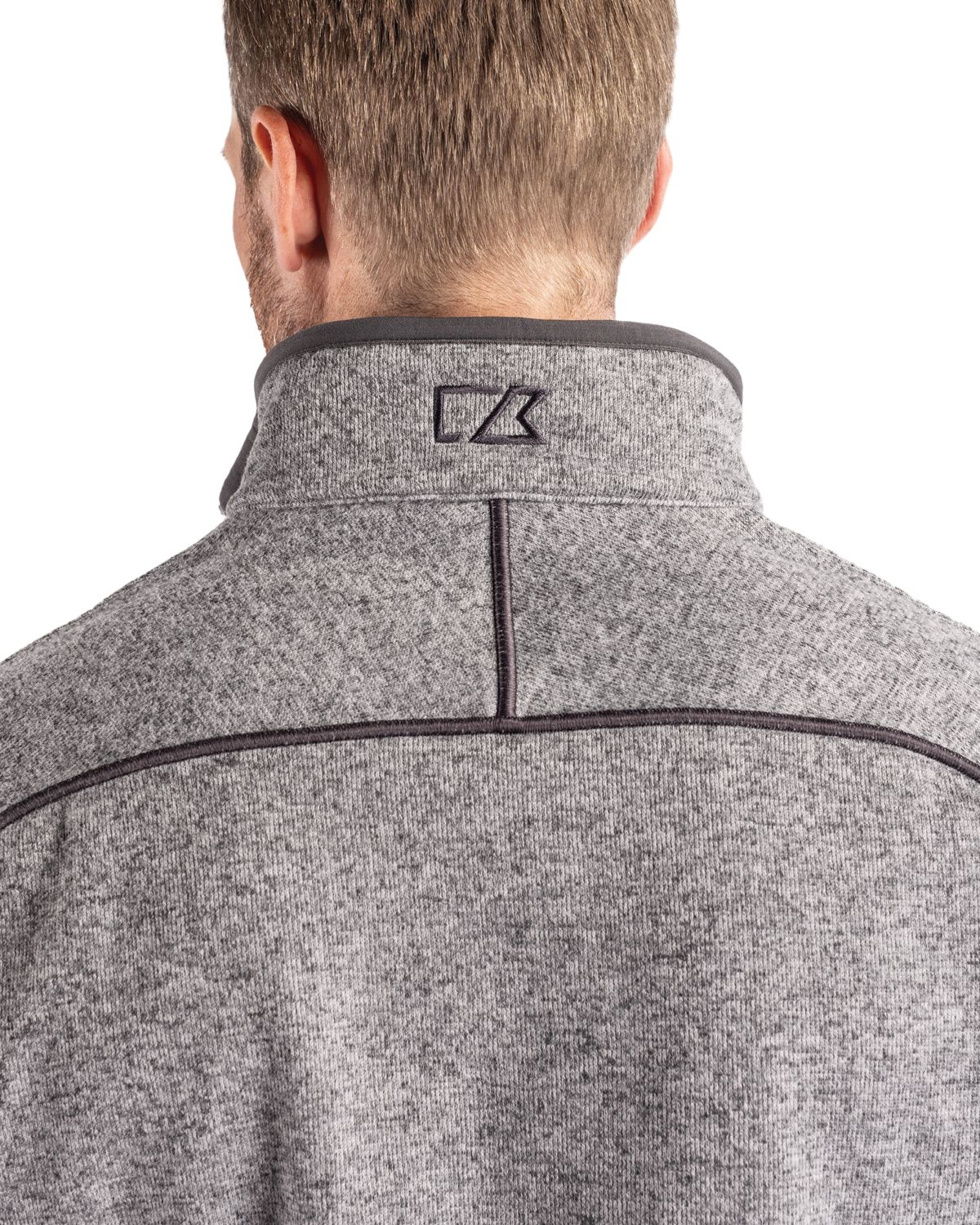 Cutter & Buck Mainsail Sweater-Knit Mens Half Zip Jacket 20