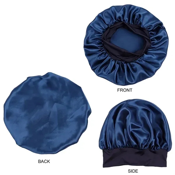 Colorful Wide-Band Elastic Sleep Cap with Soft Headwear 8