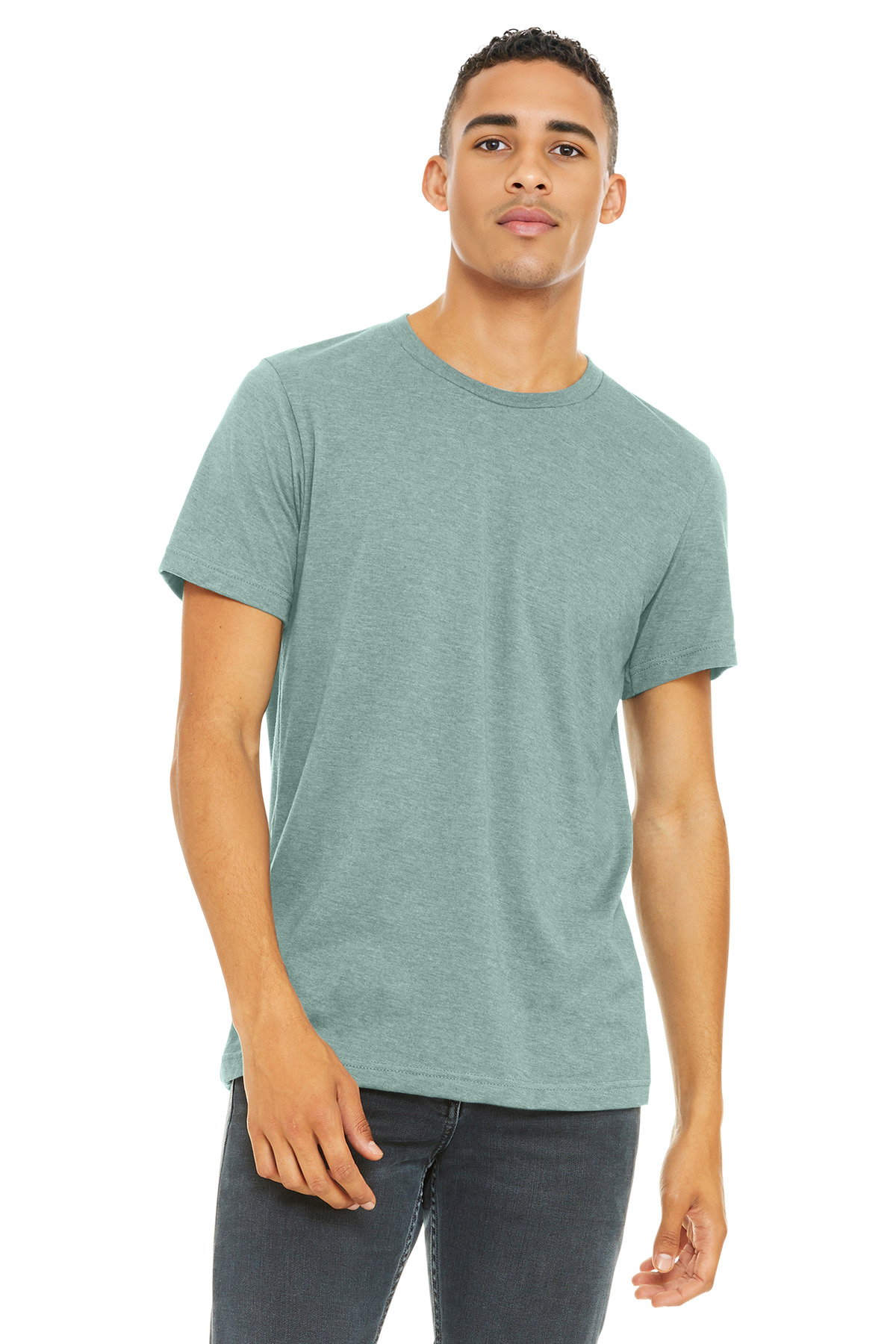 BELLA+CANVAS Unisex Heather CVC Short Sleeve Tee. BC3001CVC 77