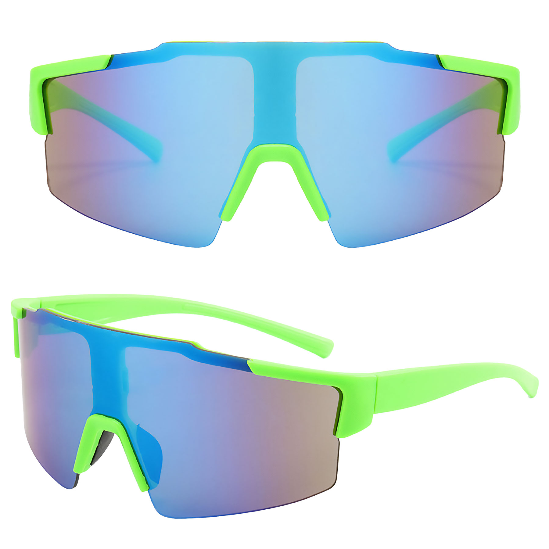 Sport Mask 2 Mirror Sunglasses 6