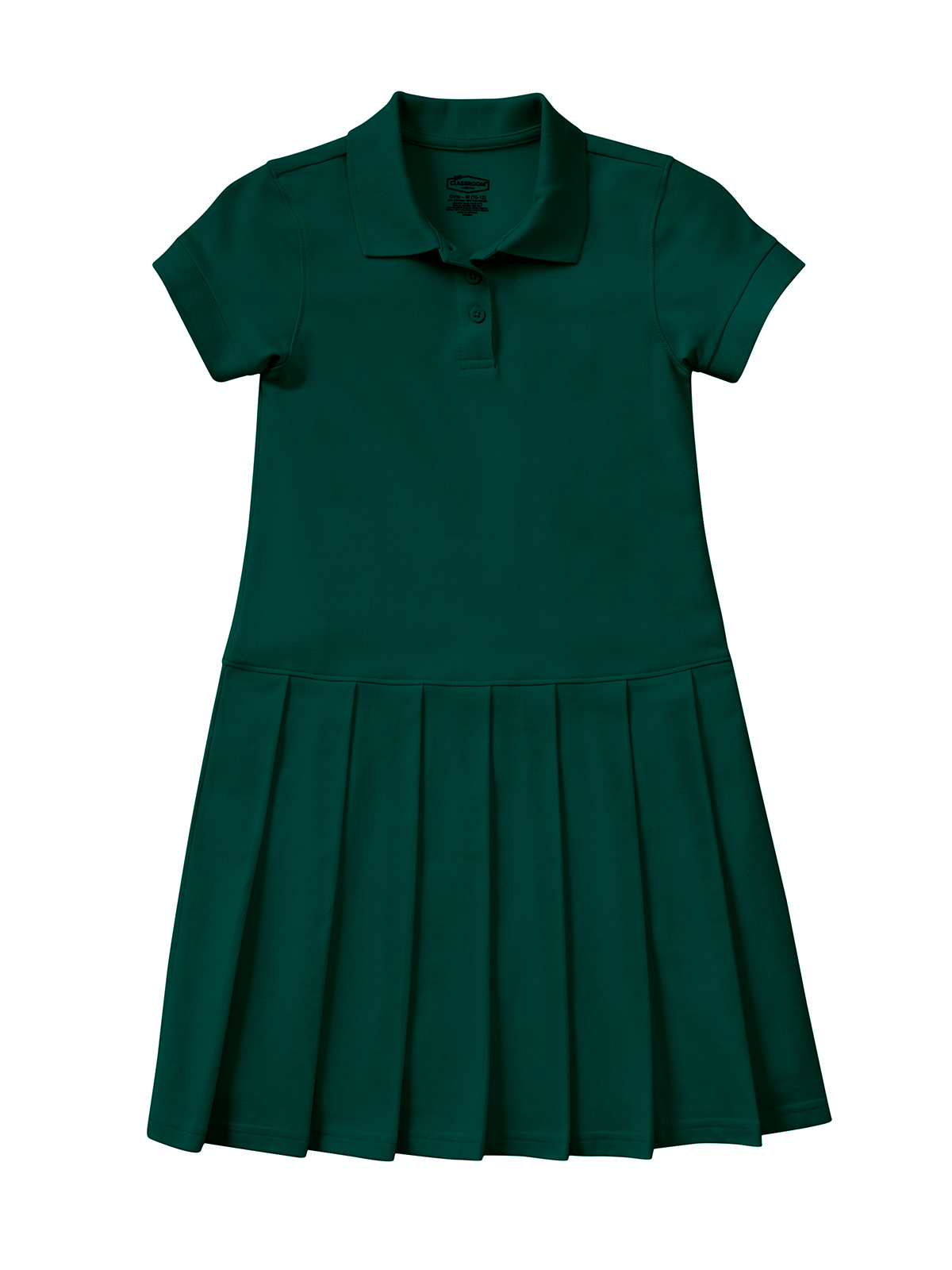 Classroom Uniforms - Girls' Pique Polo Dress for Children 1