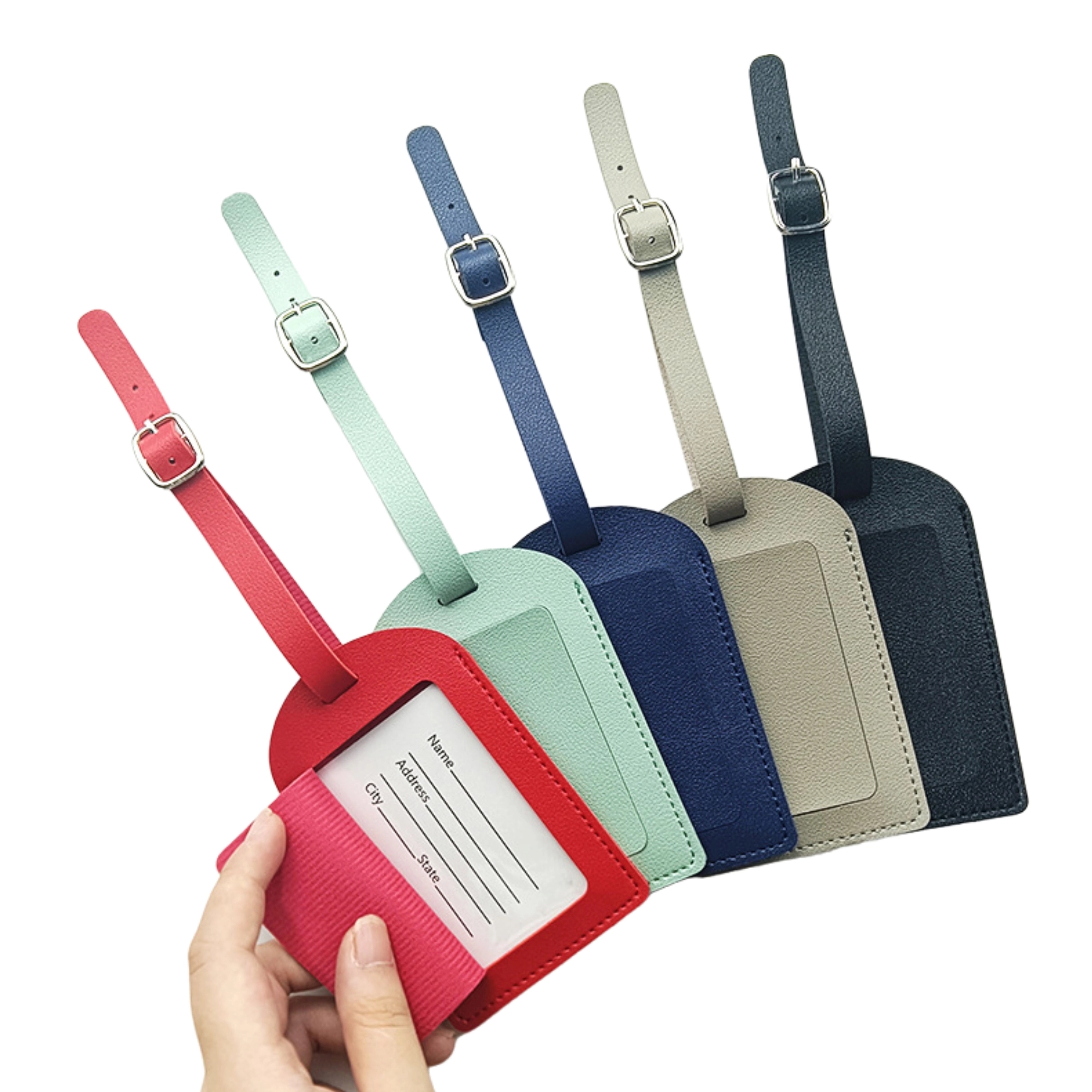 PU Leather Luggage Tag 6