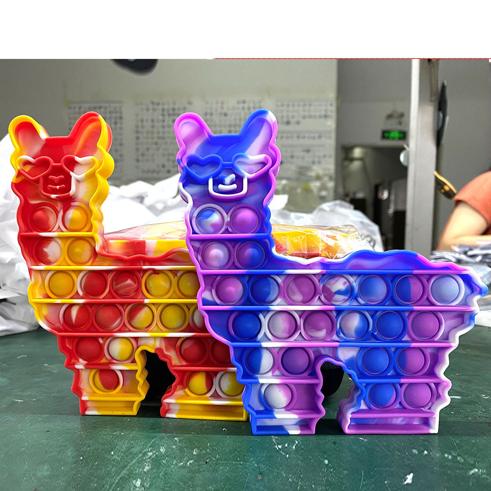 Alpaca Popper Toys Sensory Silicone Squeeze for Kids and Adults 2