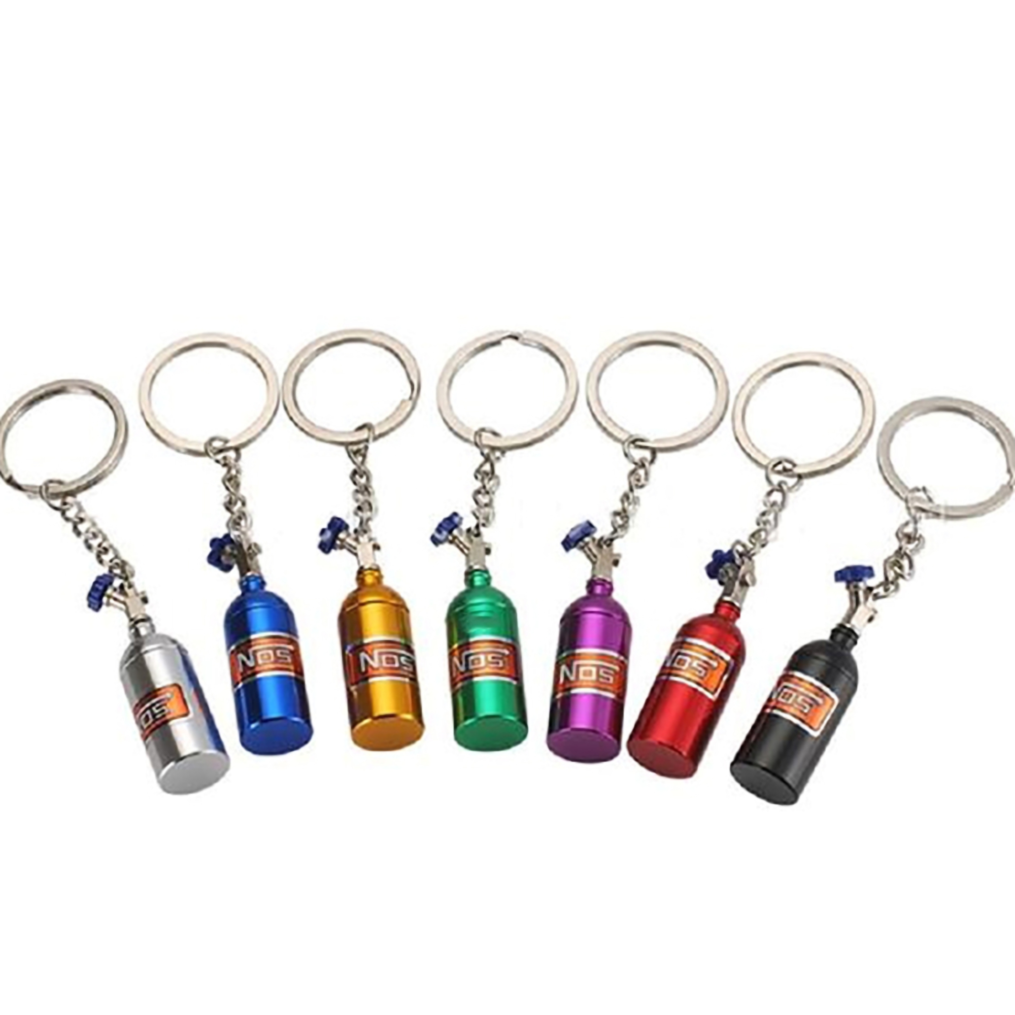 Keychain Metal Pill Bottle with Keyring 6