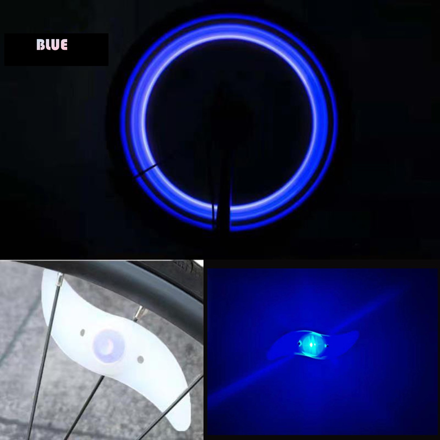 3 Lighting Modes Bicycle Wheel Light 6