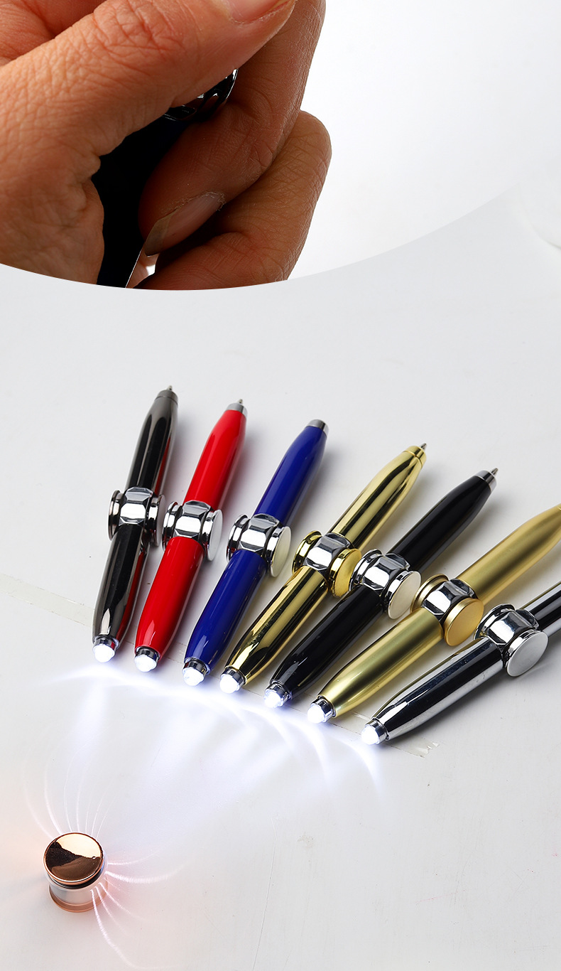 Metal Stress Relief Toy Gyroscope Rotating Pen 2