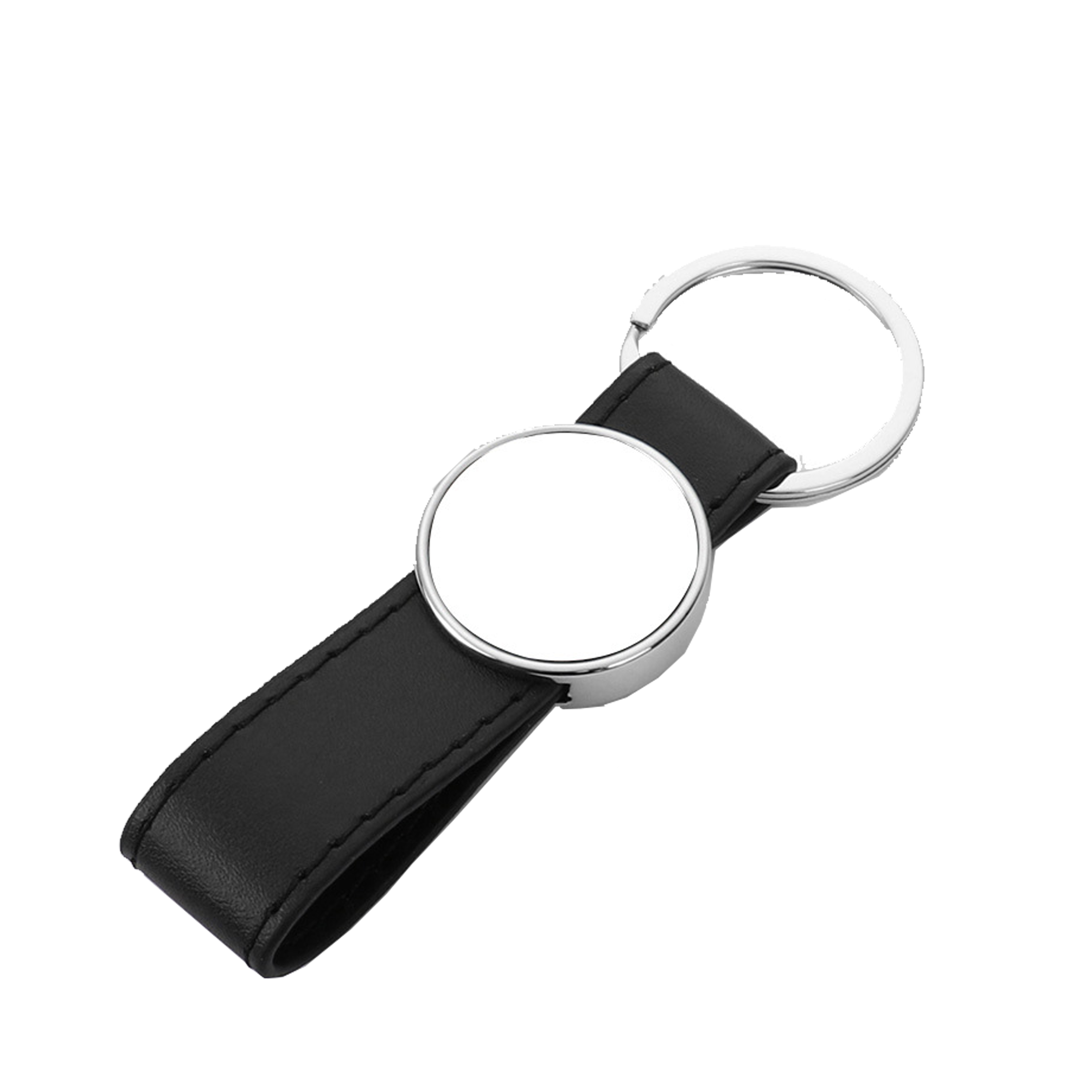 Custom Vegan Leather Car Keychain 3