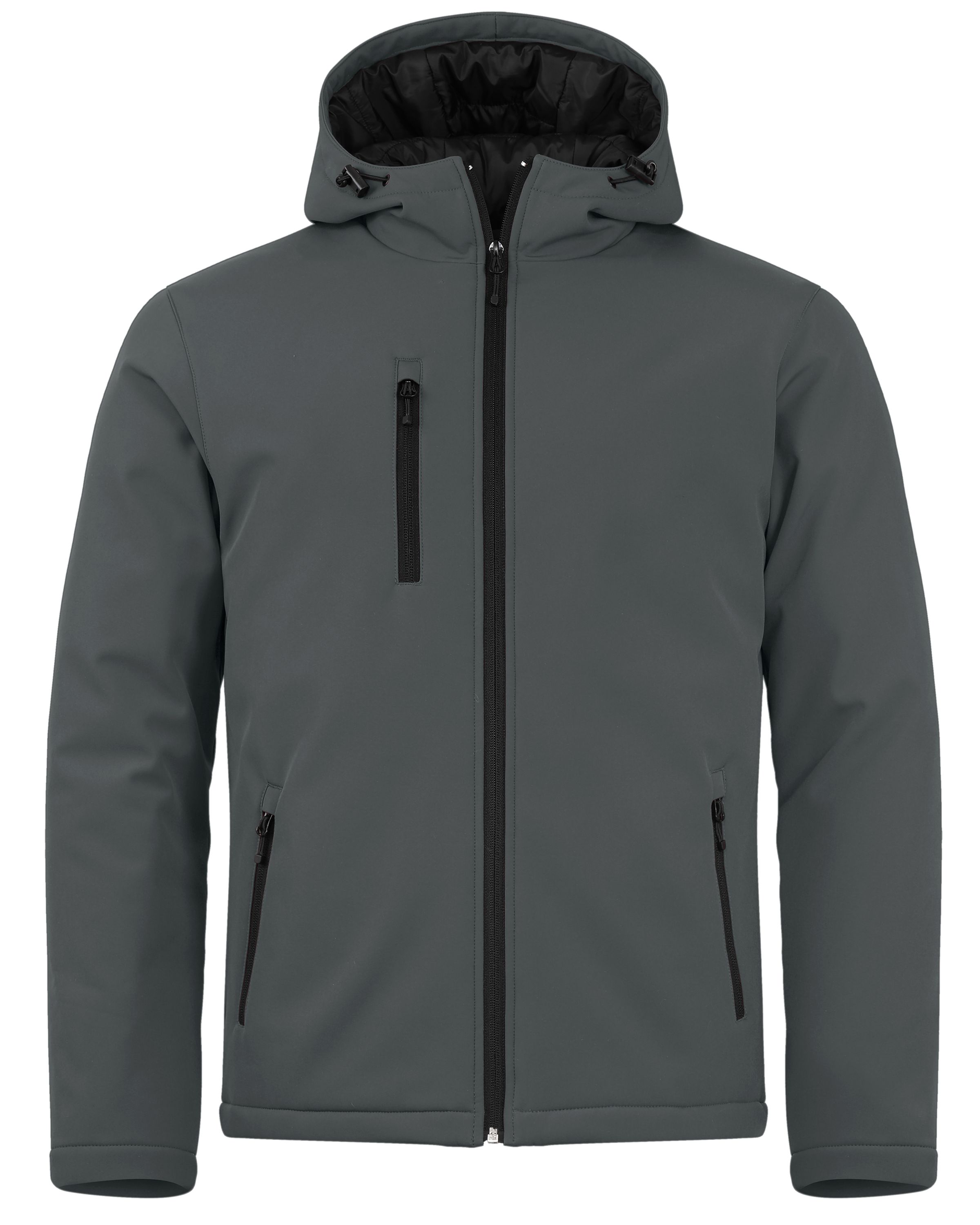 Clique Equinox Insulated Softshell Mens Full Zip Hooded Jacket 14
