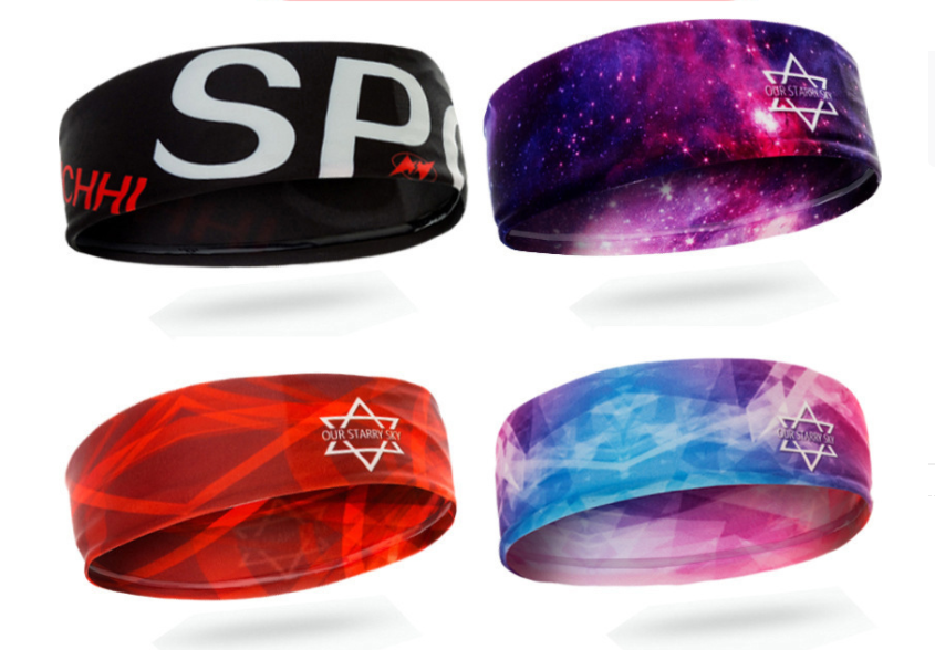 Ice Silk Full Print Sports Headband 2