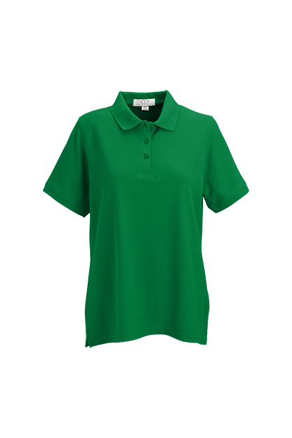 Women's Soft-Blend Double-Tuck Pique Polo 125