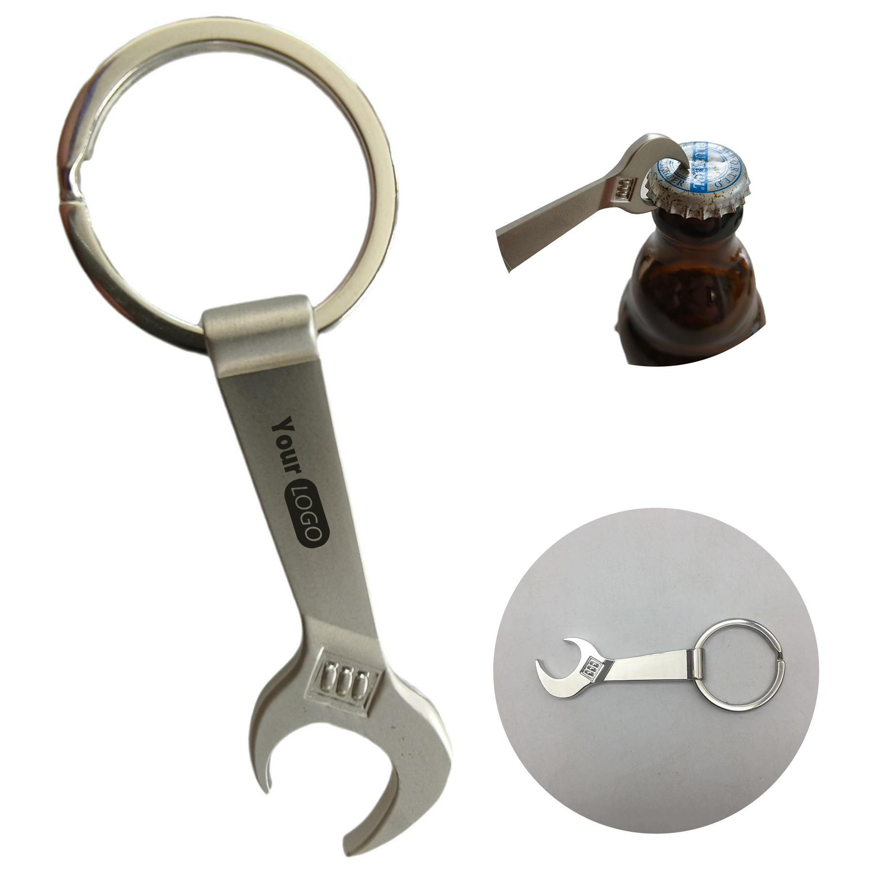 Alloy Wrench Shaped Beverage Beer Bottle Opener 2