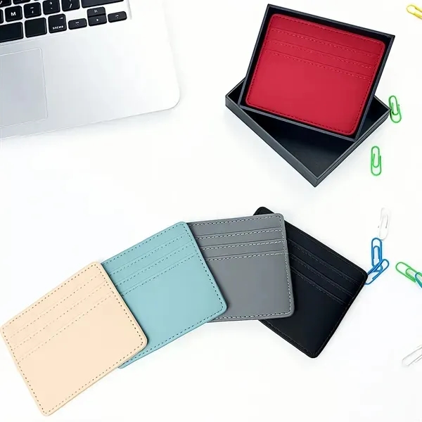 Slim PU Leather Card Holder 4
