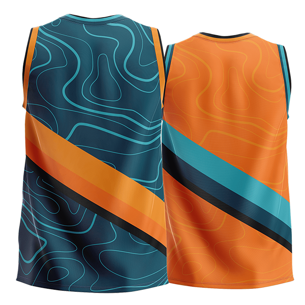 Unisex and Kids' Sublimation Reversible Basketball Jersey - 9