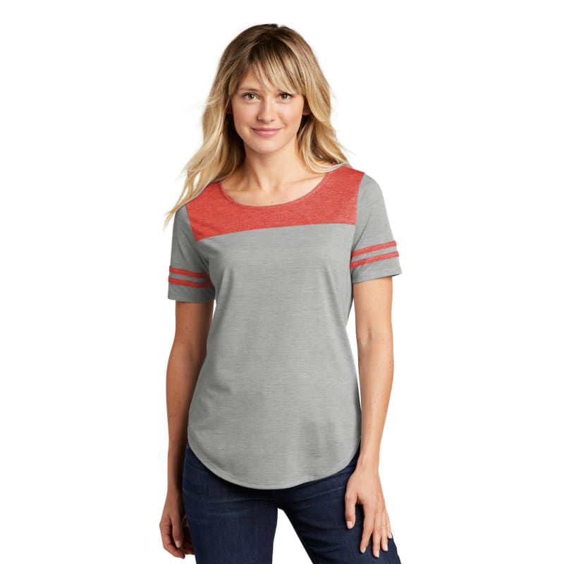 Sport-Tek Women's PosiCharge Tri-Blend Wicking Fan Tee. 21