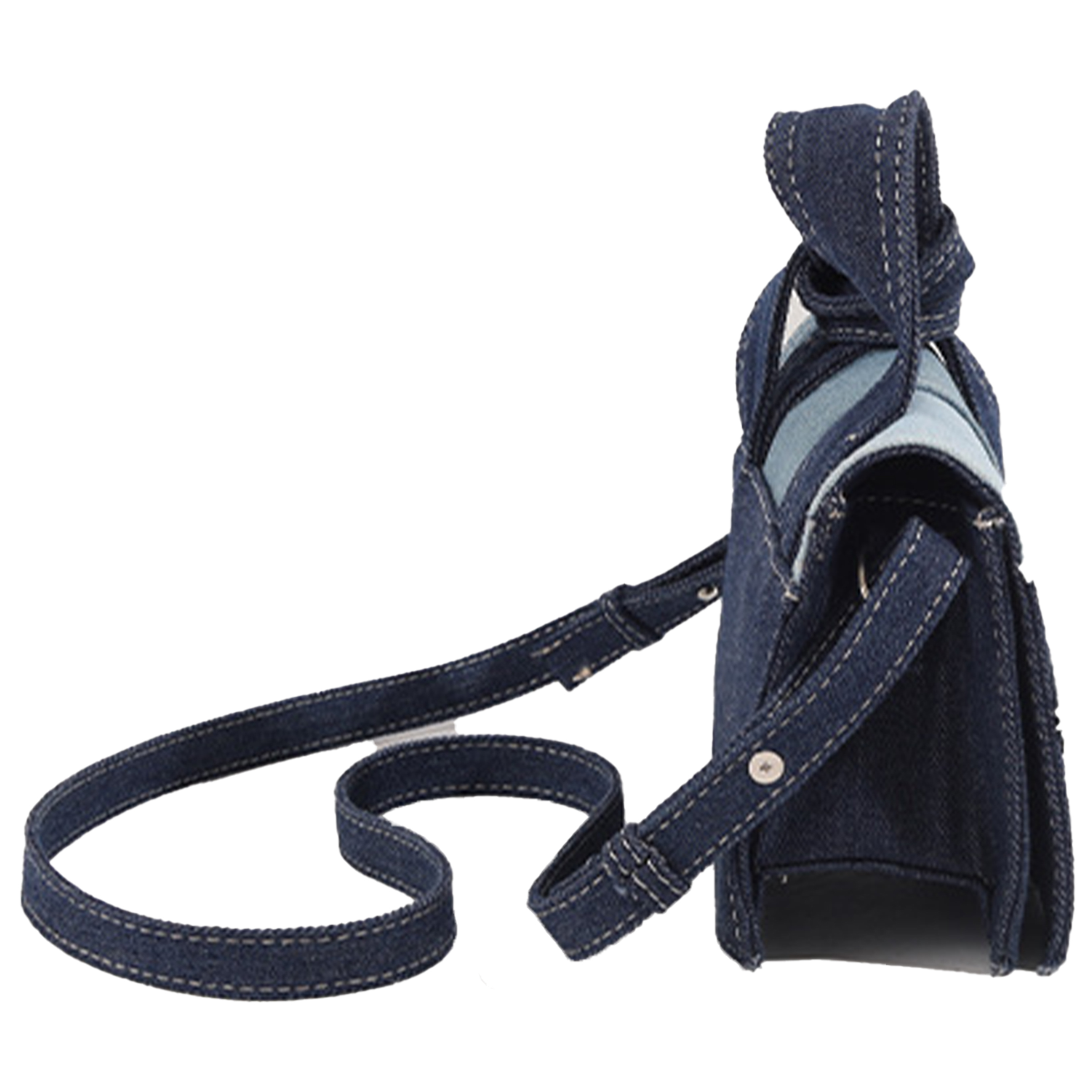 Denim Leisure Splicing Crossbody Bag 14