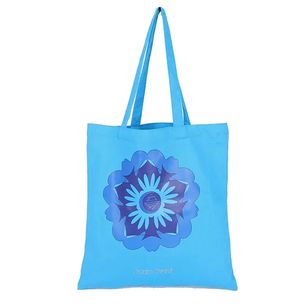 6oz. Colored Cotton Tote Bag -15x16 1